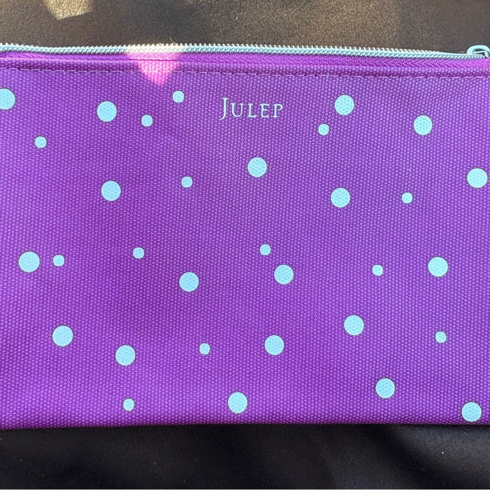 Julep Pink Pouch with White Dots
